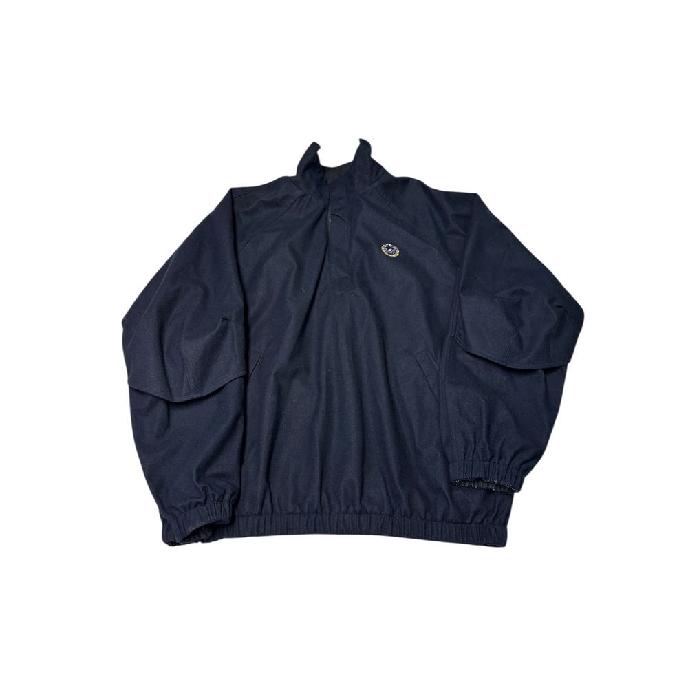 Vintage Bobby Jones Players Navy Blue‎ Pullover Windbreaker Jacket Mens Size M
